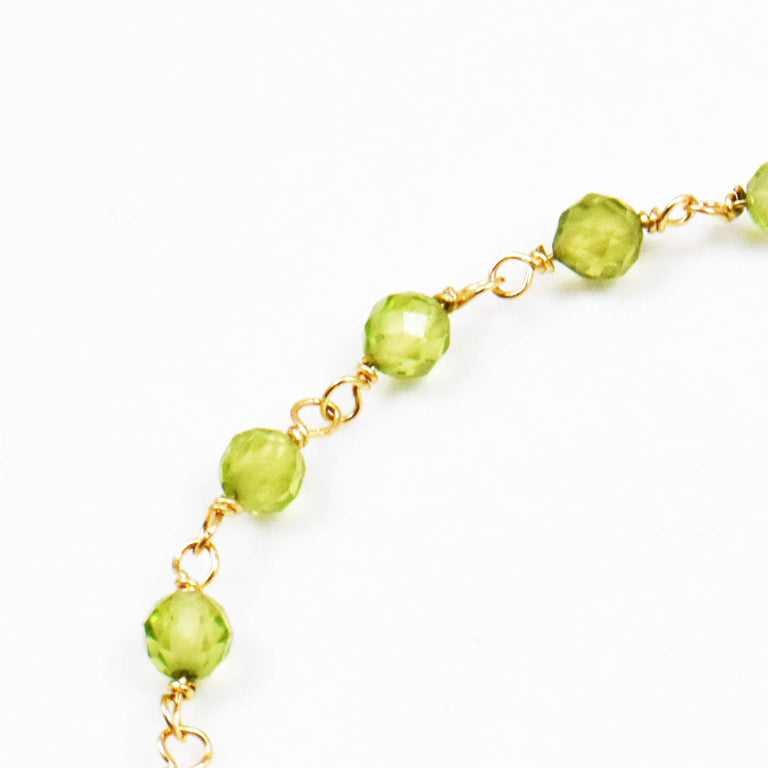 ペリドットブレスレット【8月の誕生石】Peridot Bracelet