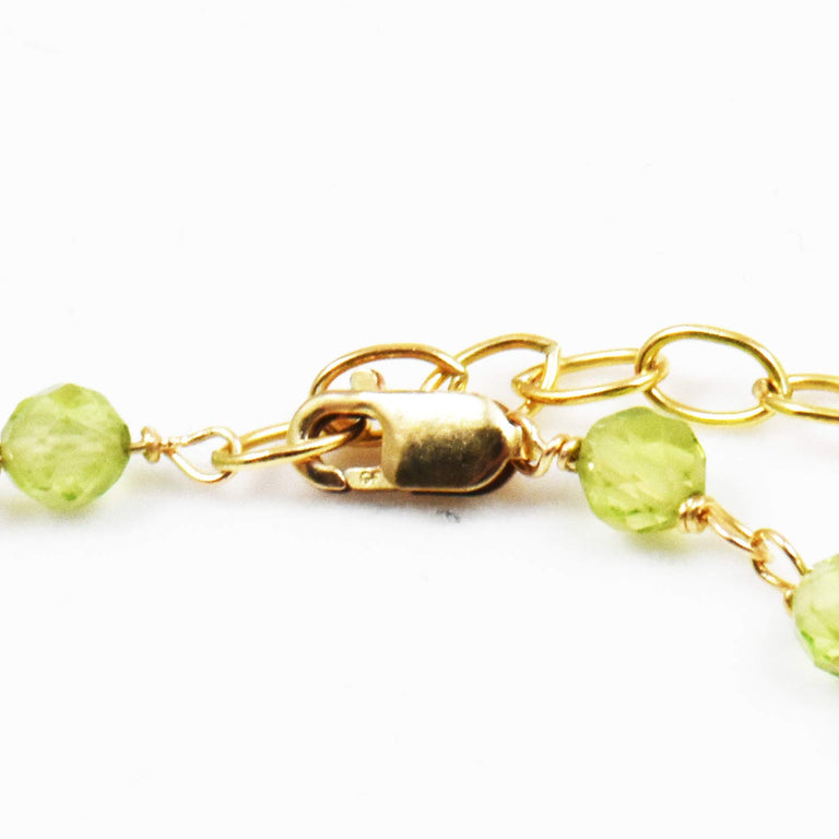 ペリドットブレスレット【8月の誕生石】Peridot Bracelet