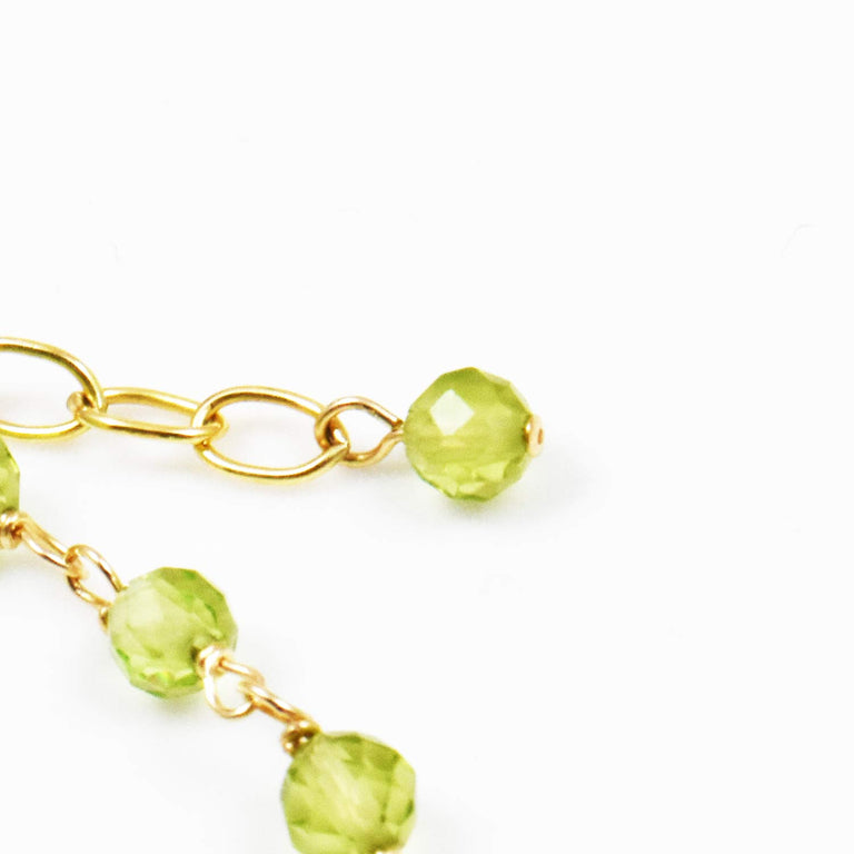 ペリドットブレスレット【8月の誕生石】Peridot Bracelet