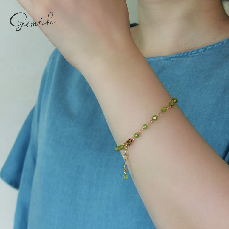 ペリドットブレスレット【8月の誕生石】Peridot Bracelet