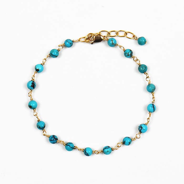 Bracelet Turquoise [Pierre de Naissance Décembre] Bracelet Turquoise