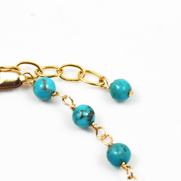 ターコイズブレスレット【12月の誕生石】Turquoise Bracelet