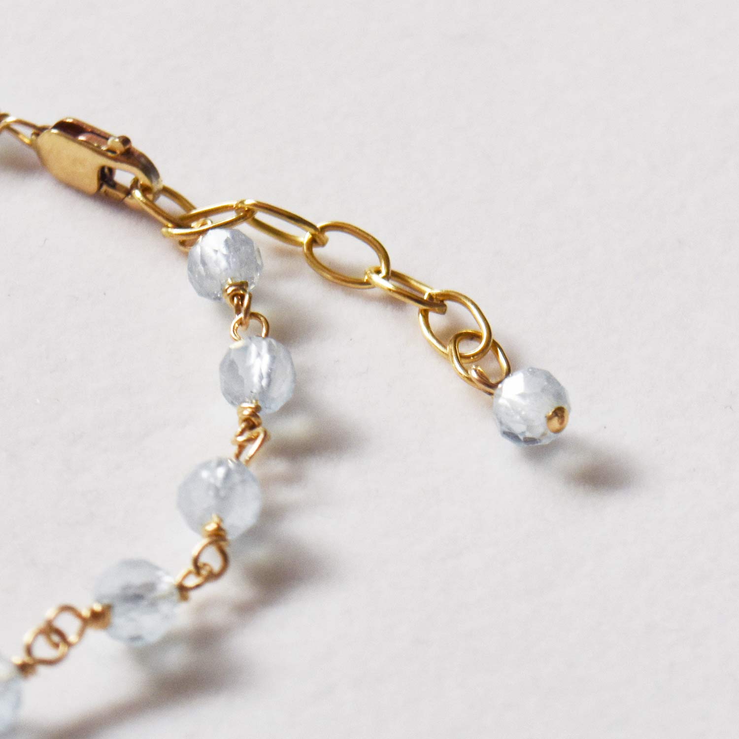 アクアマリンブレスレット【3月の誕生石】Aquamarine Bracelet
