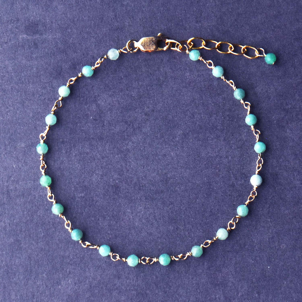 Bracelet émeraude [pierre de naissance de mai]