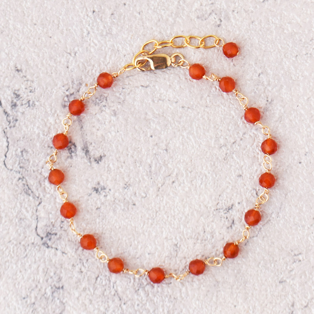 Carnelian Bracelet [July Birthstone]