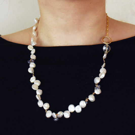 ケシパールネックレス　Keshi Pearl Necklace
