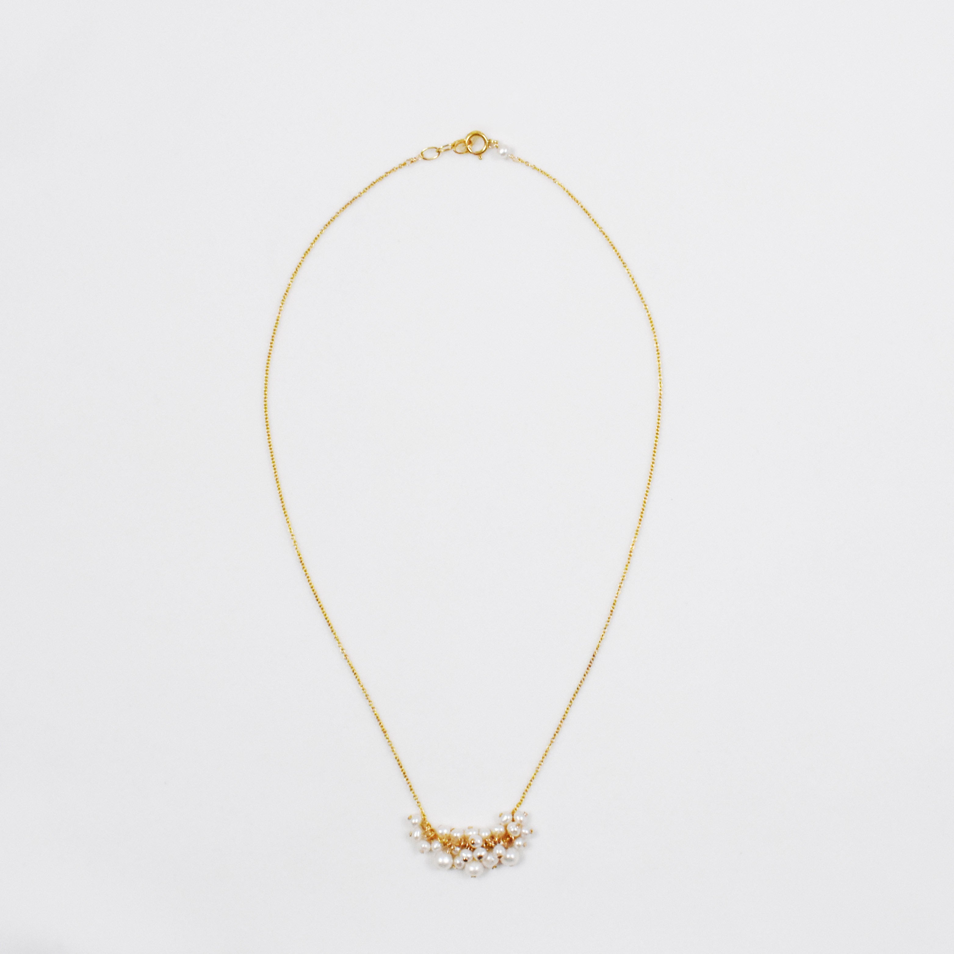 Freshwater pearl bead necklace