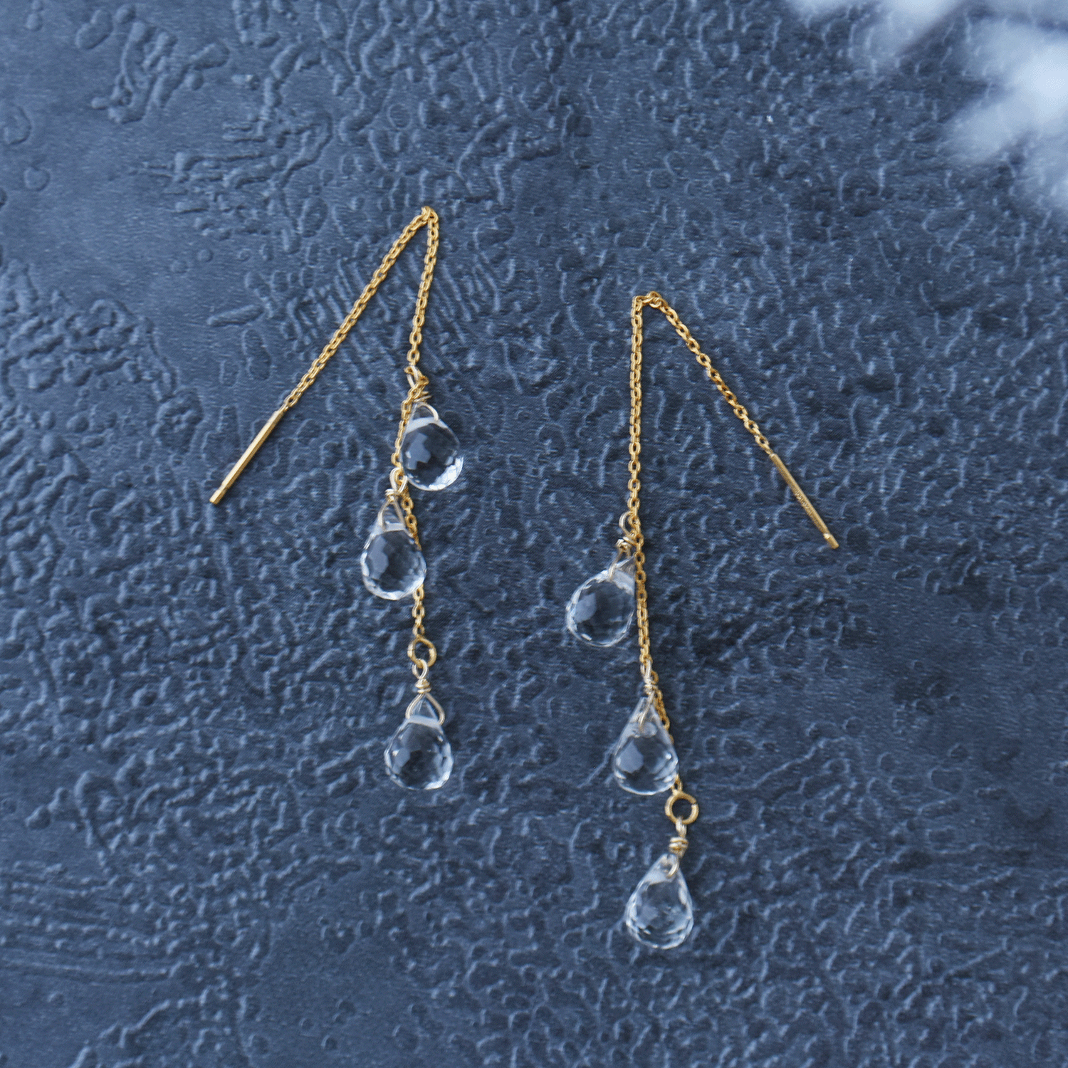 Crystal Earrings [April Birthstone]