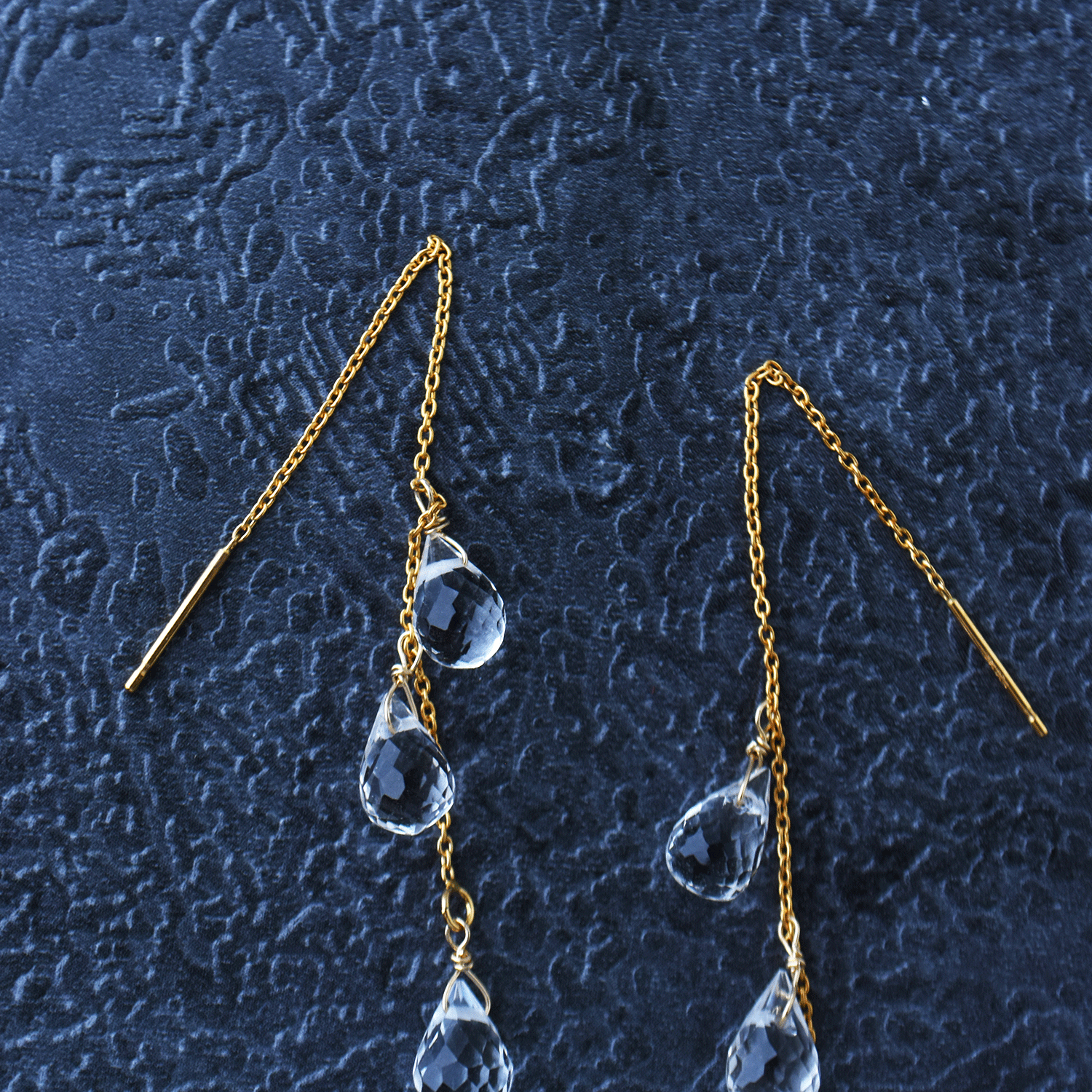 Crystal Earrings [April Birthstone]