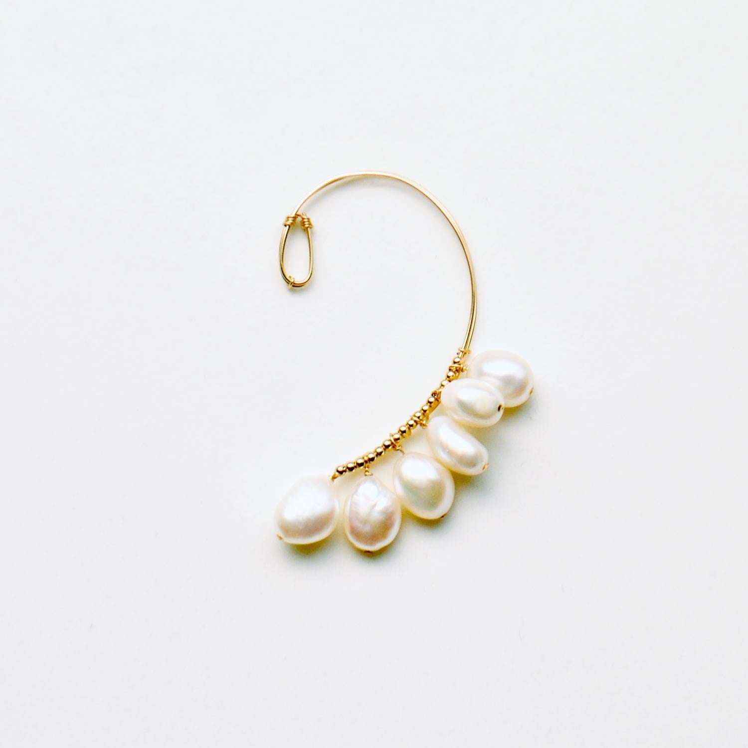 淡水ーパール2Wayイヤカフ　Feshwater Pearls 2way Earcuff