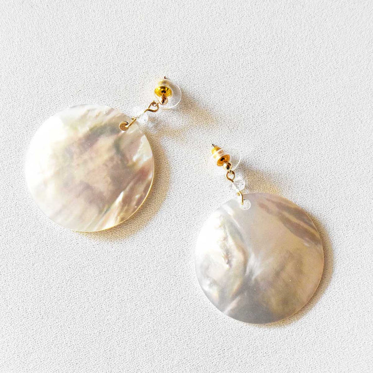 Boucles d'oreilles coquillage