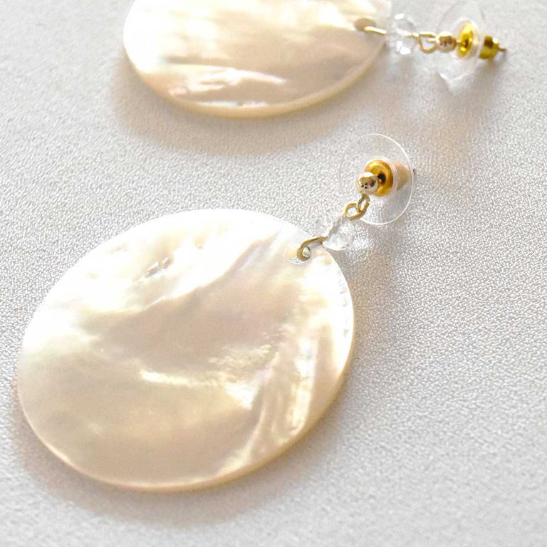 Boucles d'oreilles coquillage