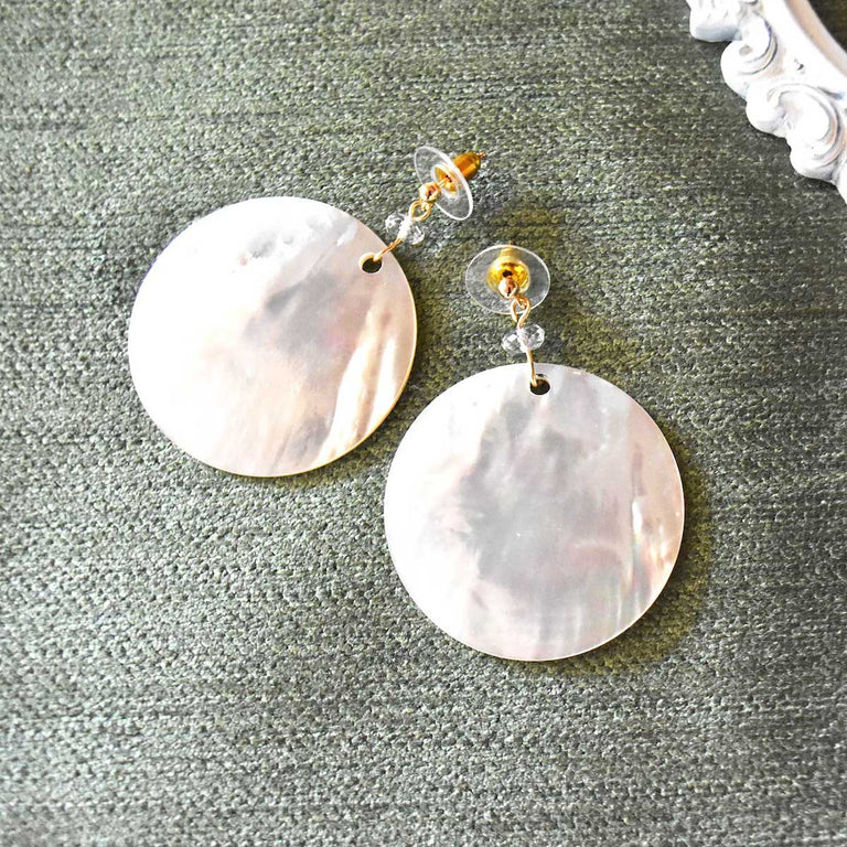 Boucles d'oreilles coquillage