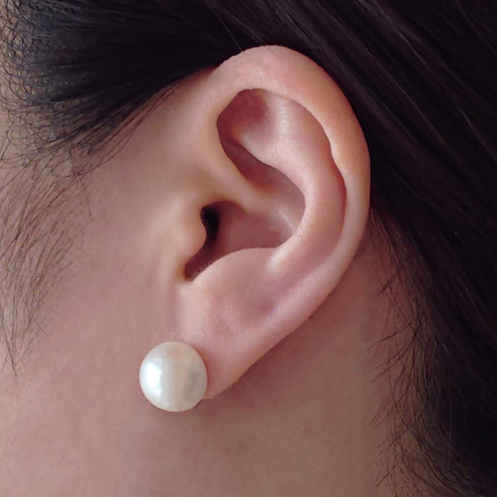 Boucles d'oreilles à tige en perles d'eau douce