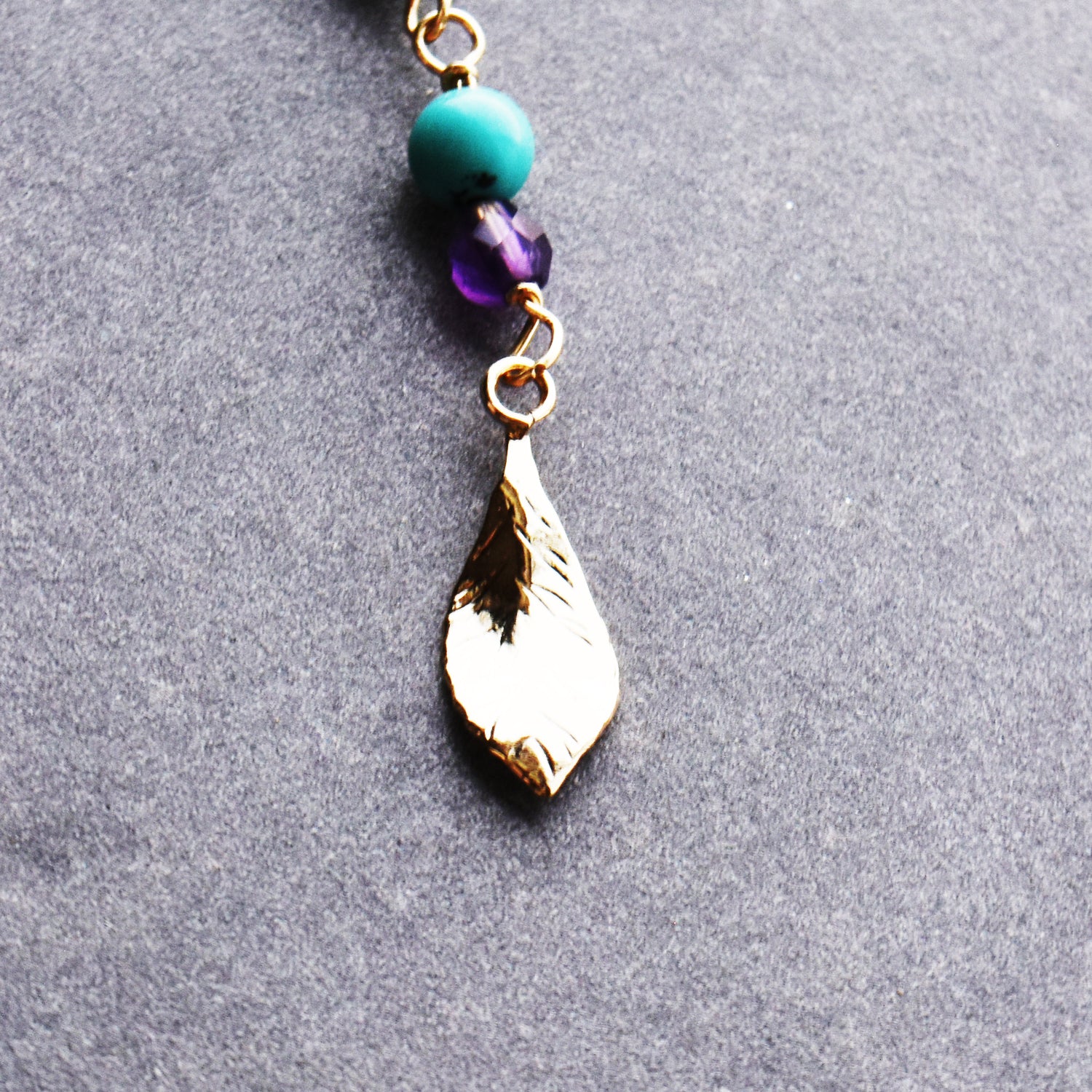 Moonstone x Turquoise Earrings [June Birthstone]
