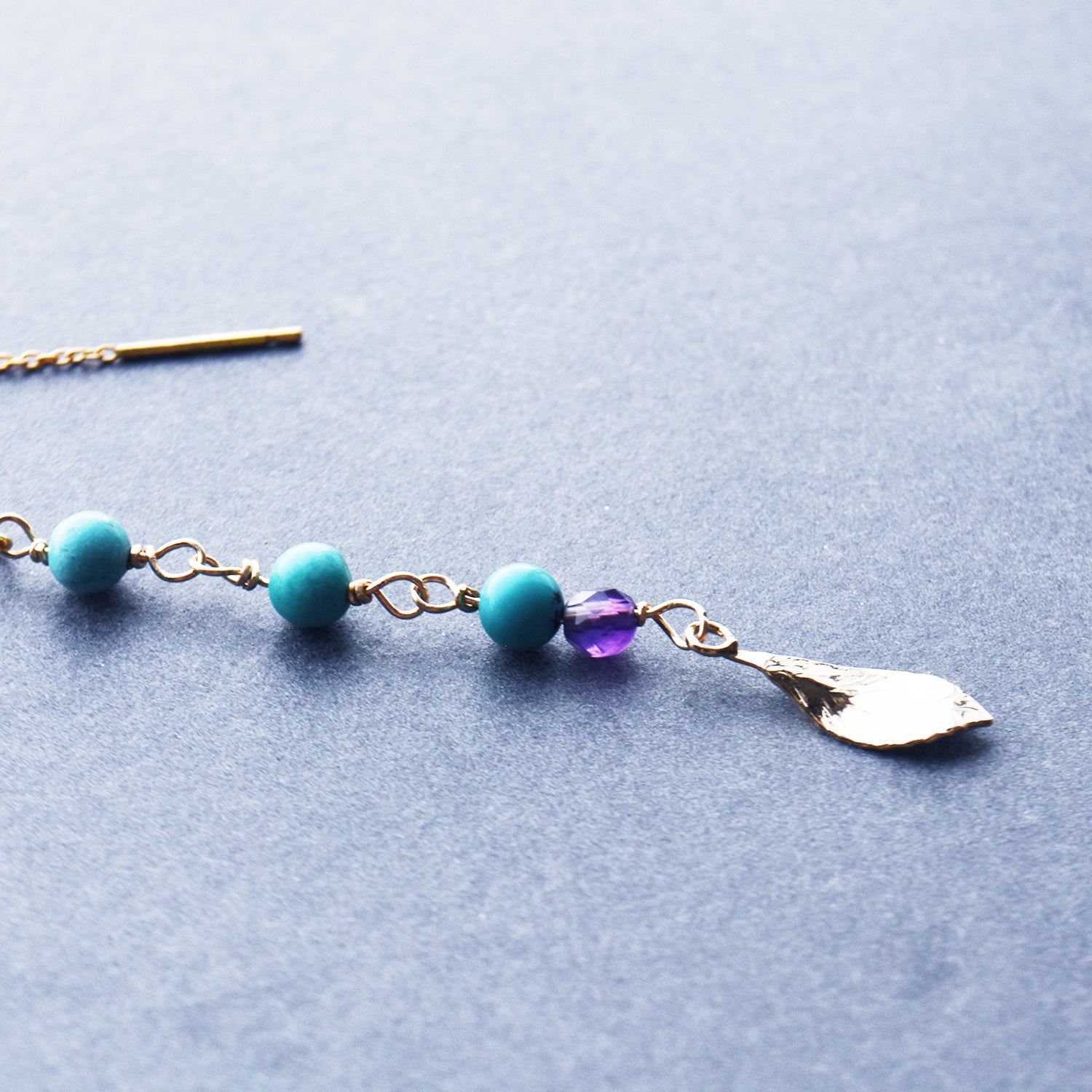Moonstone x Turquoise Earrings [June Birthstone]
