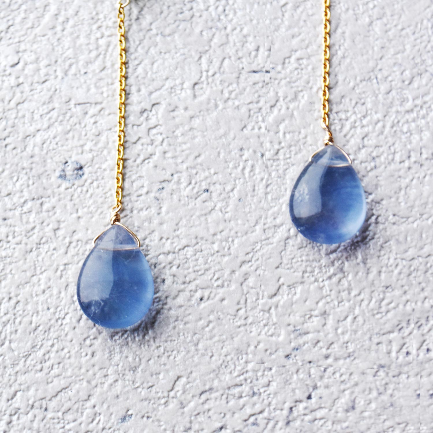 Peridot x Fluorite Drop Earrings