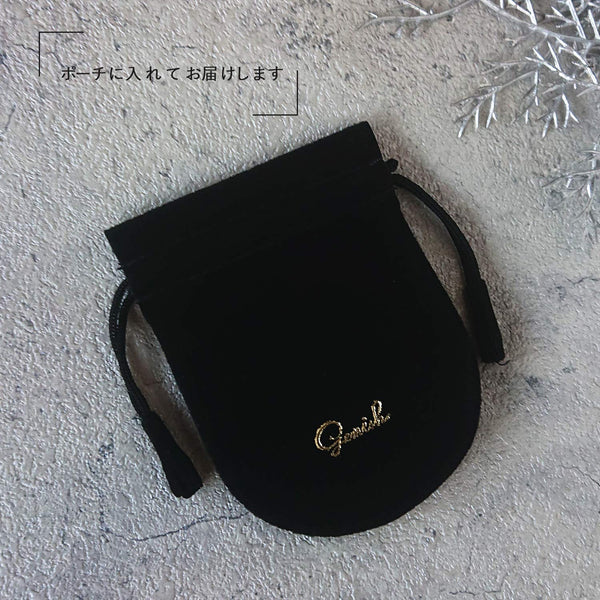 K10ガーネットのネックレス【1月の誕生石】　K10 Garnet Necklac