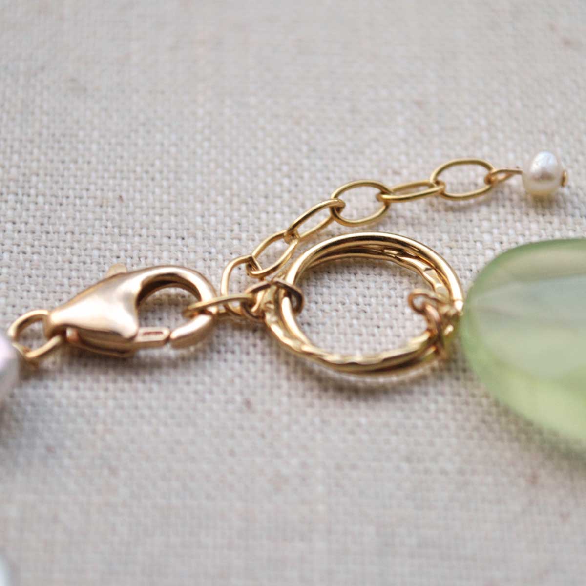 プレナイト　ブレスレット プレナイトブレスレット Prehnite Bracelet – gemish