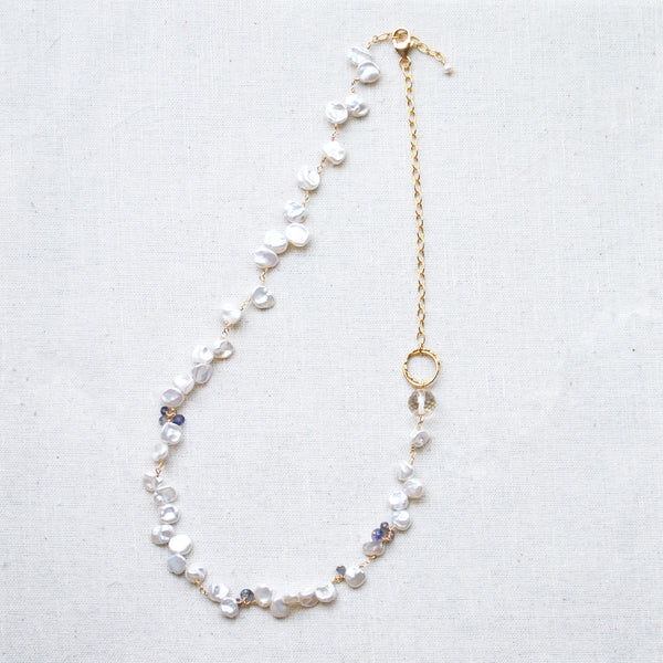 ケシパールネックレス　Keshi Pearl Necklace