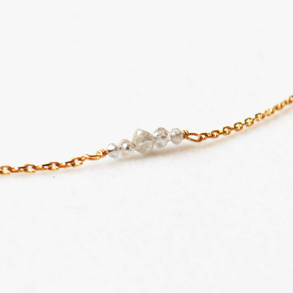 K18ダイアモンドネックレス 【4月の誕生石】 K18 Diamond Necklace　